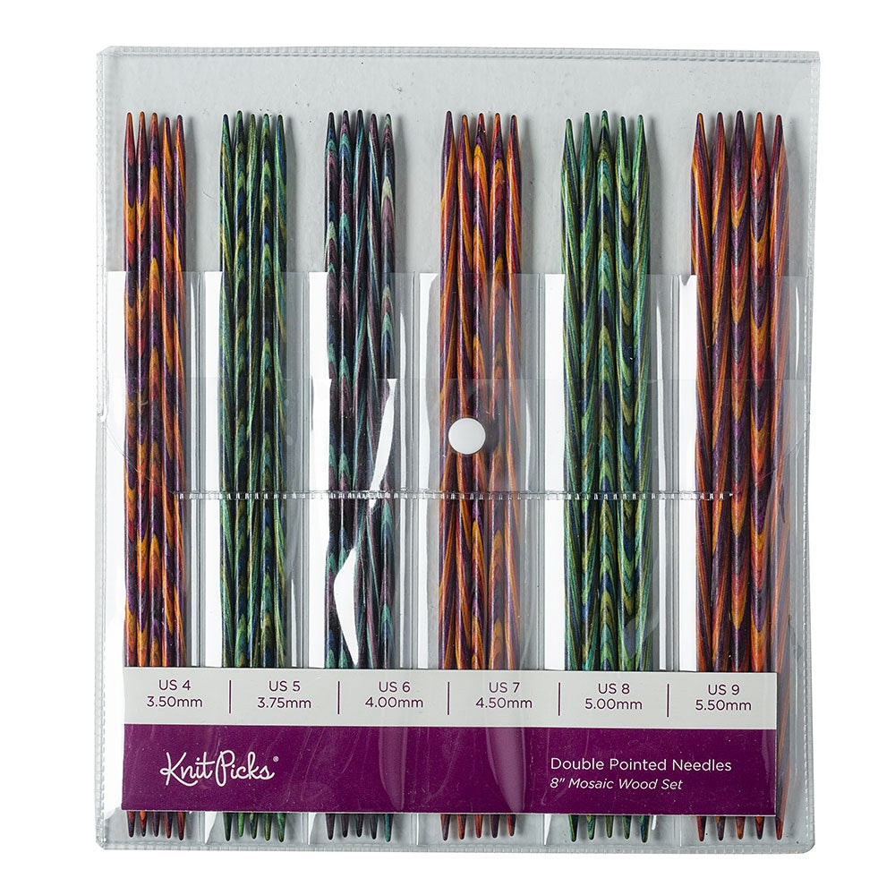 Knit Picks 8" Mosaic Double Pointed Knitting Needle Set
