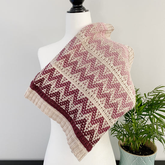 Faded Chevrons Cowl Pattern | Pattern Only