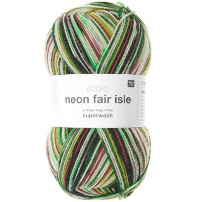 Rico Yarns Neon Fair Isle