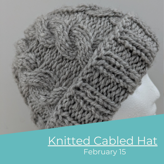 Knitted Cabled Hat | February 15