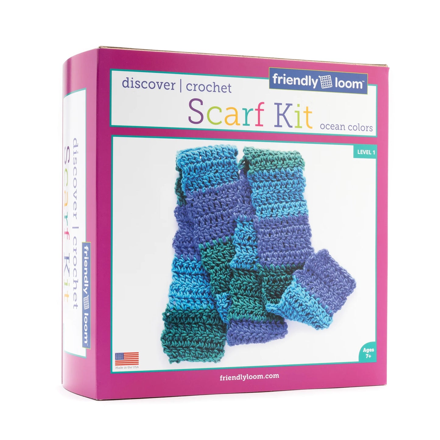 Friendly Loom Crochet Scarf Kit