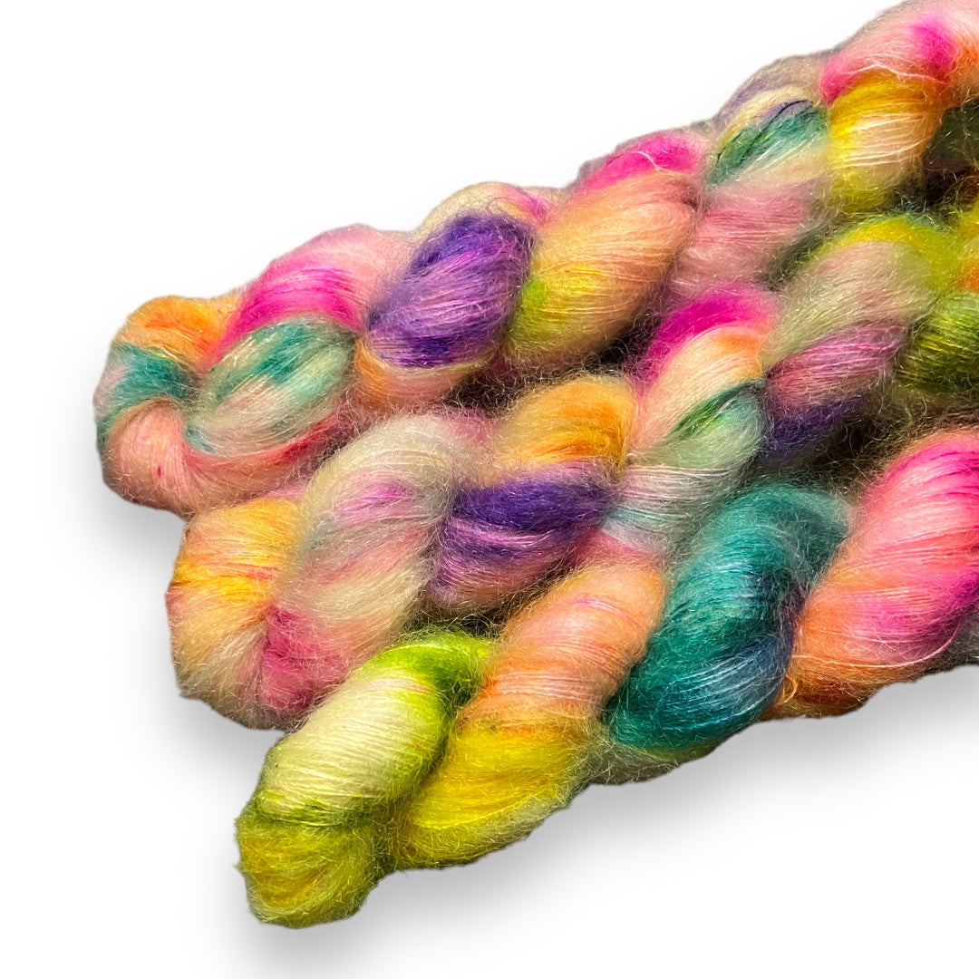 The Creative Knitter | Neon Summer Kid Silk Mohair