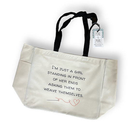 Load image into Gallery viewer, Pine &amp;amp; Purl Essential Tote Bag
