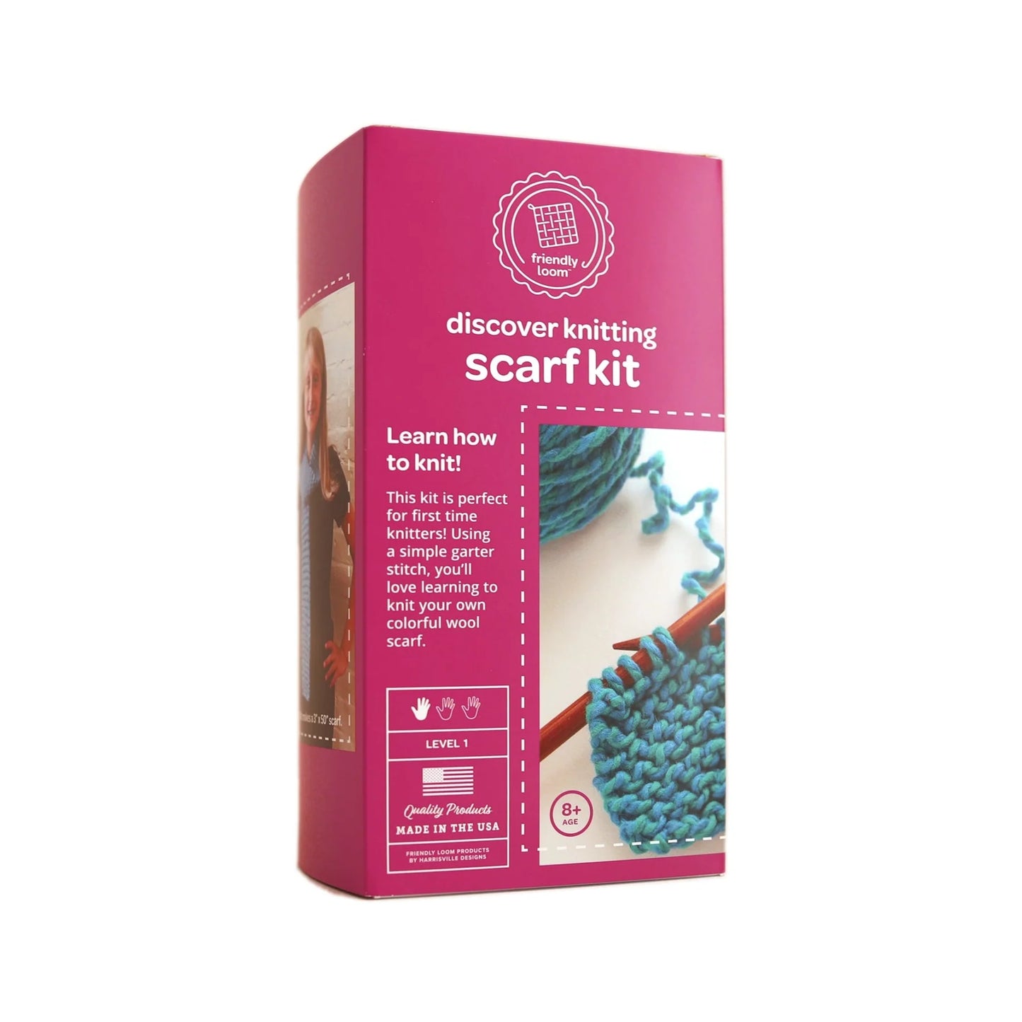Friendly Loom Discover Knitting Scarf Kit