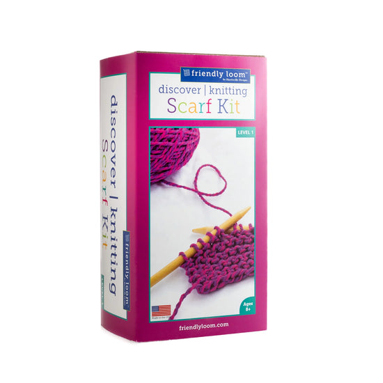 Friendly Loom Discover Knitting Scarf Kit