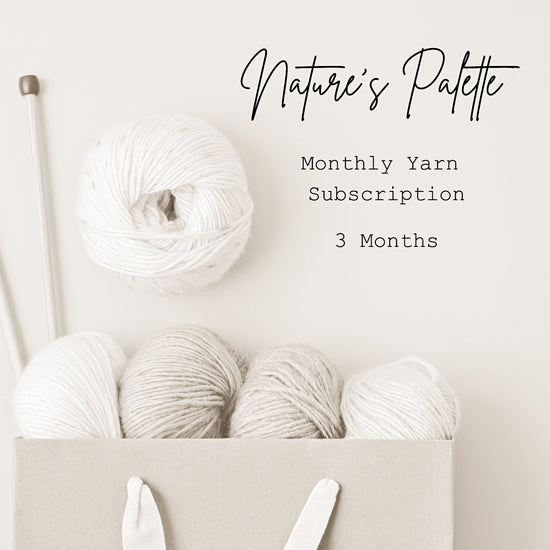 Nature's Palette Monthly Yarn Subscription | 3 Months