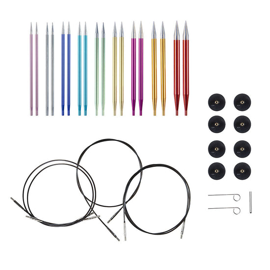 Knit Picks Prism Aluminum Options Interchangeable Circular Set