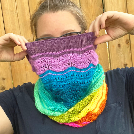 Once Upon a Rainbow Cowl | Pattern Only