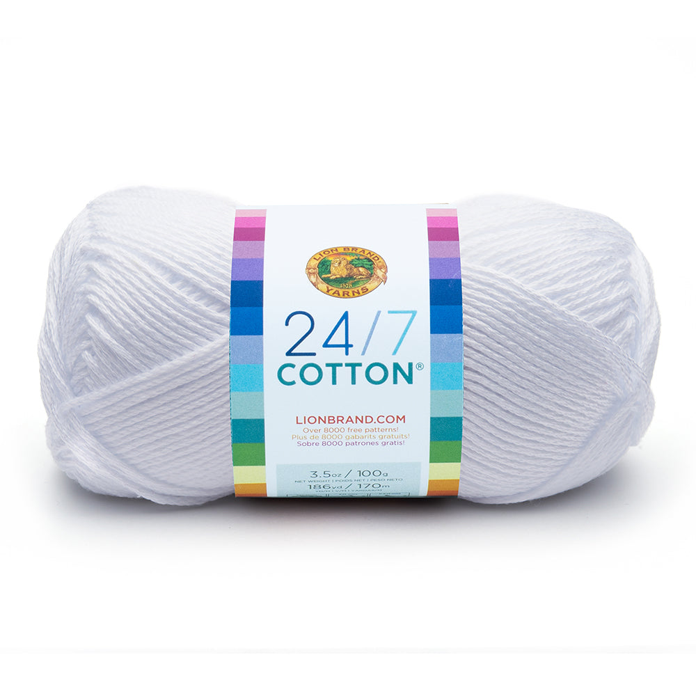 Lion Brand Comfy Cotton Blend, Cotton Yarn, Yarn for Home Decor